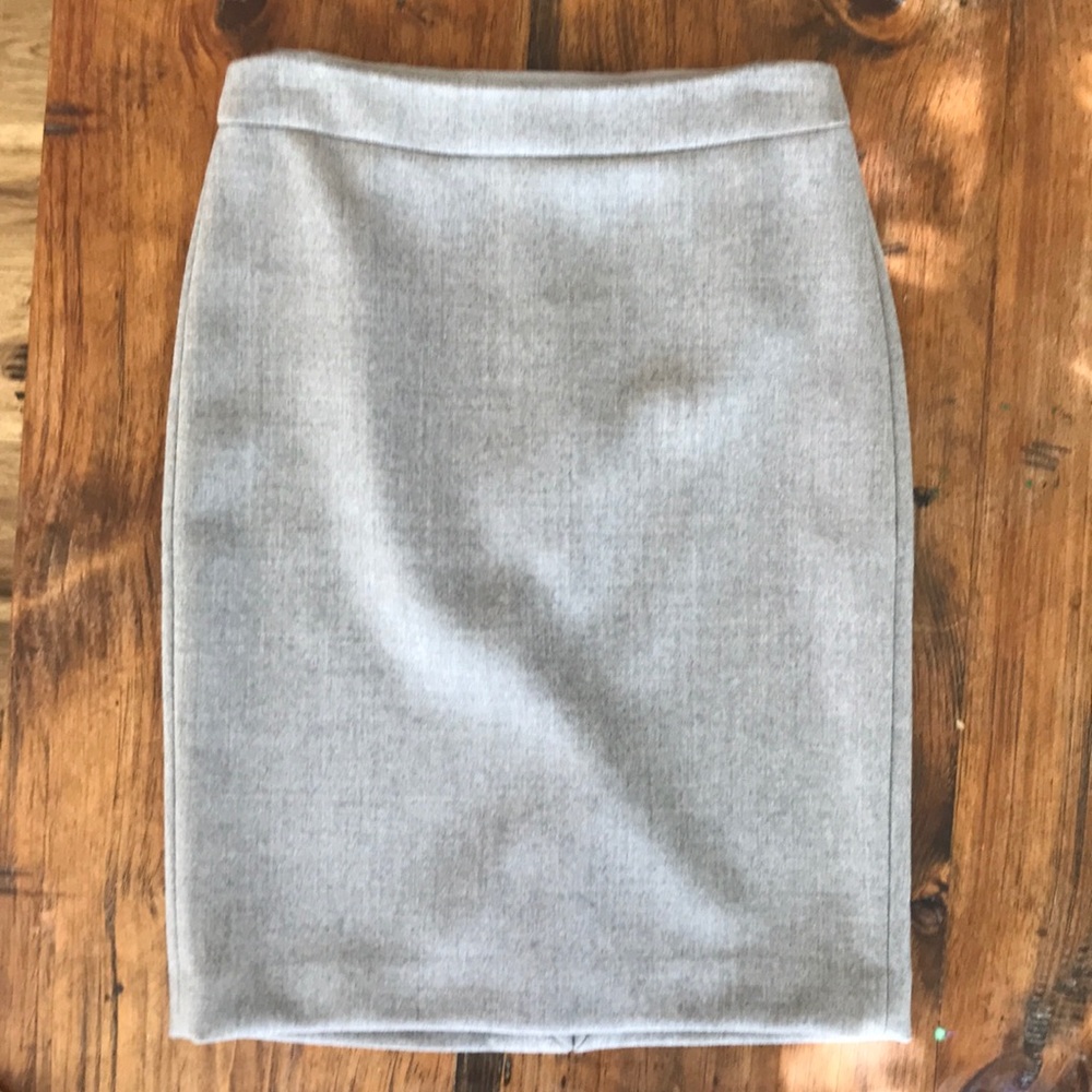 JCrew wool lined skirt.